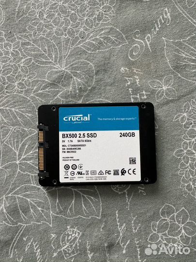 Ssd BX500 2.5 на 240 gb