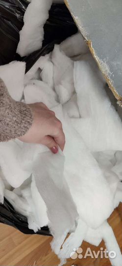 Обрезки утеплителя (синтепон, альполюкс)