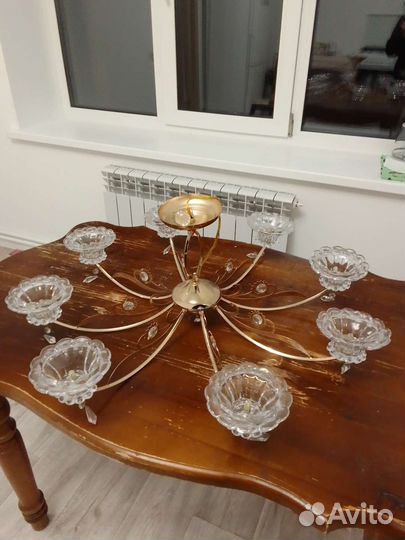 Люстра потолочная бу