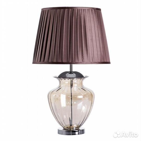 Светильник настольный металлический и текстильный