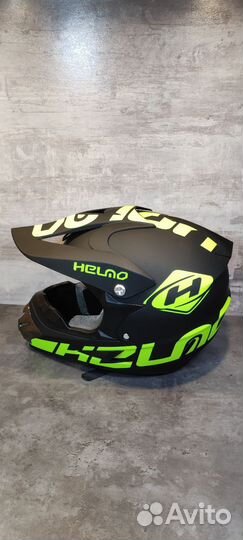 Кроссовый шлем с очками