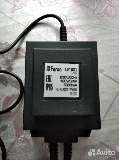Понижающий трансформатор Feron 220VAC,24-36VAC