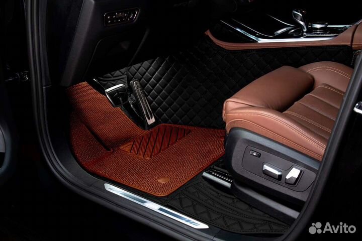 3D Коврики Mercedes из Экокожи