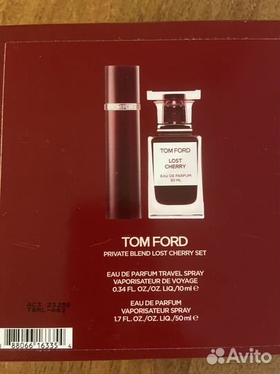 Tom ford lost cherry. Оригинал