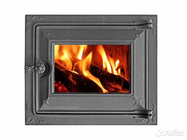 Дверца топочная дт-61ас (375х300 мм) для печи