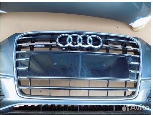 Audi A5 8T ноускат капот бампер фары