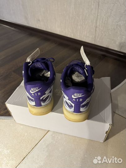 Nike air force 1 skeleton purple