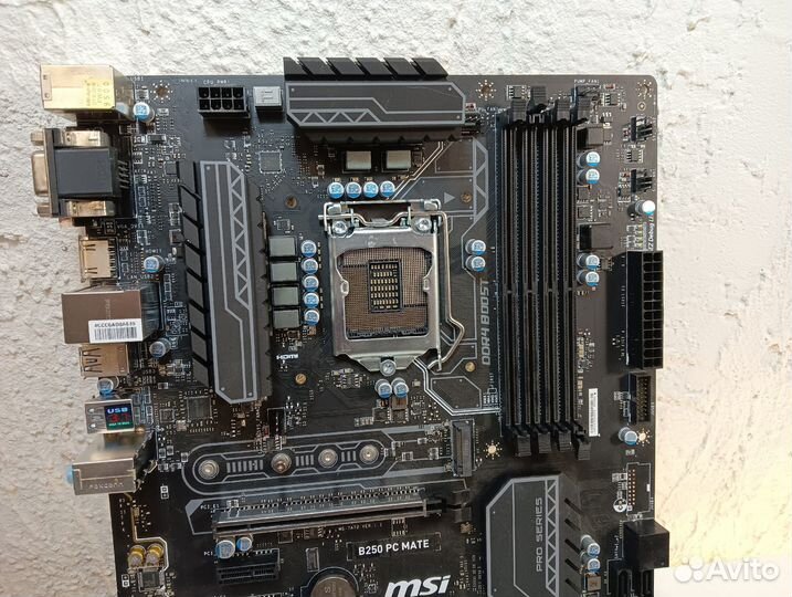 Материнская плата MSI B250 Pc Mate