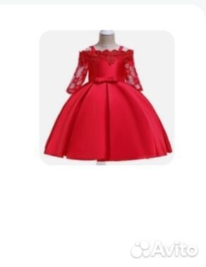 Очень красивое, нарядное платье для девочки 130
