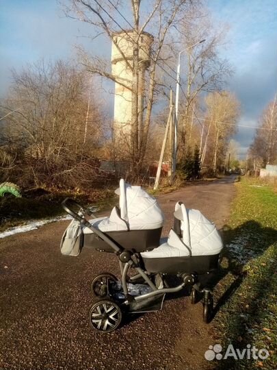 Коляска для двойни 2 в 1 mira