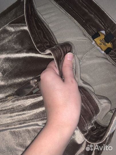 Велюровая юбка