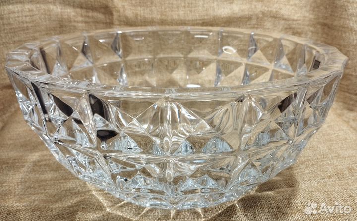 Салатник хрустальный большой Crystalite Bohemia