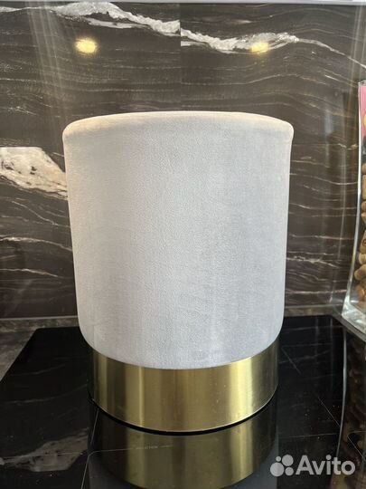 Мягкий круглый пуфик