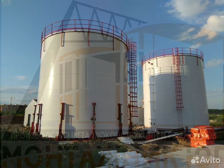 Вертикальные резервуары стальные 300/600/1500/2000