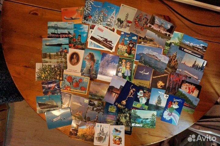 Календарики карманные - 1967, 70-е и 80-е года