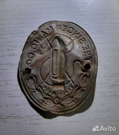 Шильдик от машинки Зингер