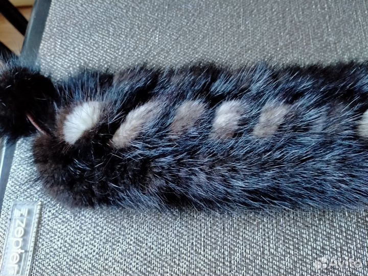 Норковая повязка на голову