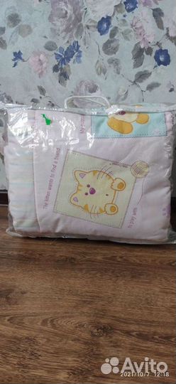 Бортики и балдахин в кроватку