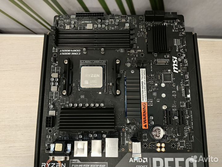 Ryzen 5 5600/5600X + MSI B550M PRO комплект