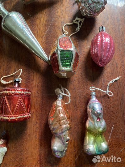 Елочные игрушки СССР и ГДР