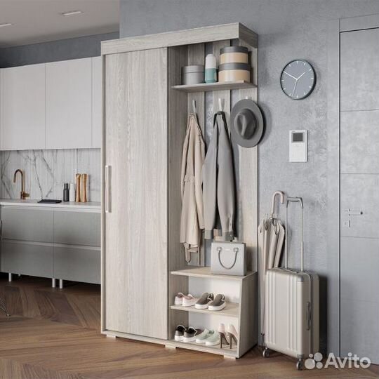 Прихожая Зара пр-01 ясень белый