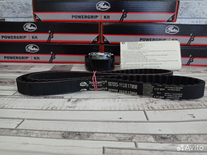 Комплект грм Гейтс на Приора Ларгус 8 клапанный