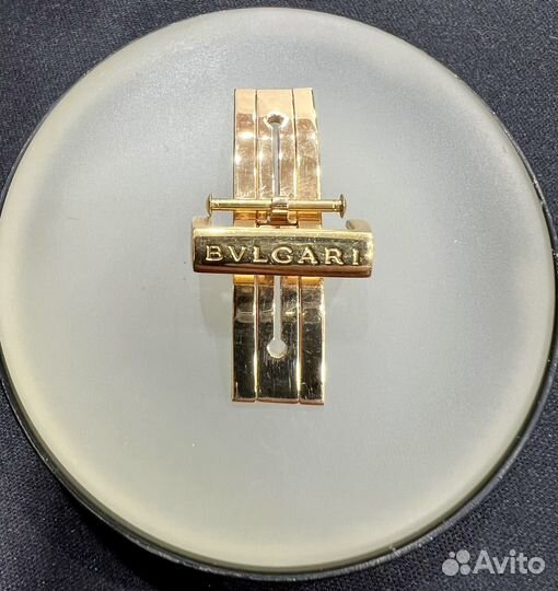 Золотая клипса Bvlgari