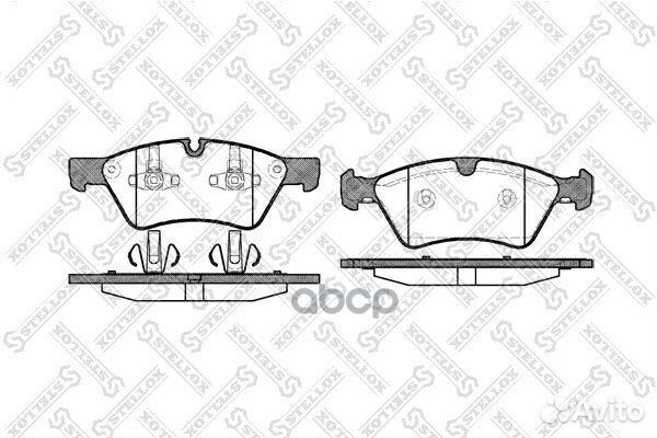 1190 000-SX 1179 00 колодки дисковые п MB W16