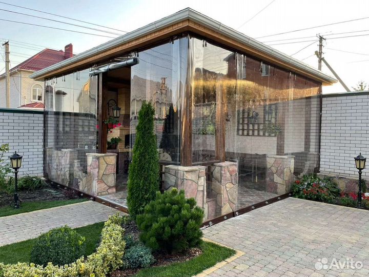 Мягкие окна для террас и беседок