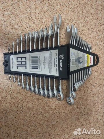 Набор ключей 12 предметов Новый