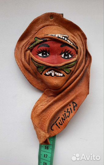 Магнит-панно из натур. кожи Тунис