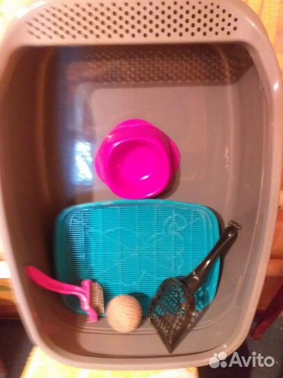 Домик/когтеточка/лоток/для кошек