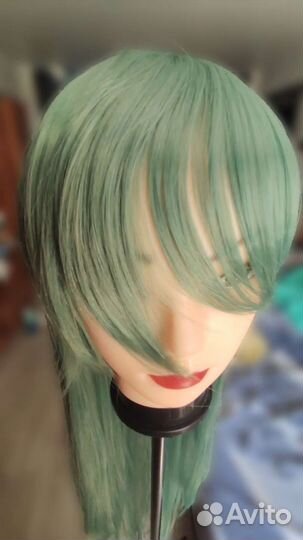 Парик зелёный бронь