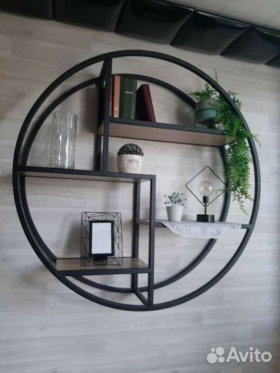 Полка на стену в стиле Лофт