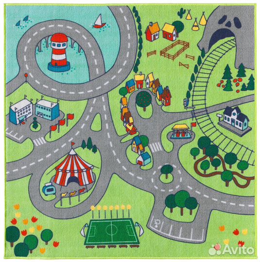 Детский ковер IKEA стадсдель