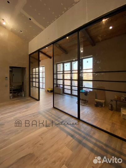 Раздвижные перегородки Лофт, двери-купе