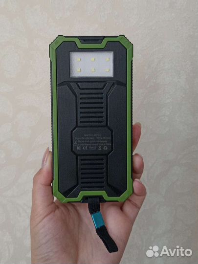 Повербанк на солнечной батарее, 80000 мАч, идеал