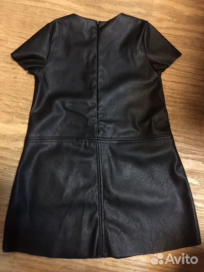 Платье кожа Zara 116 см