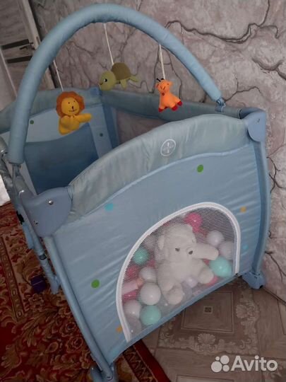 Детская кроватка манеж