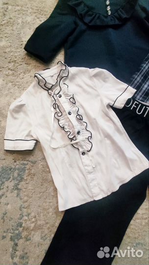 Одежда для школы(школьная форма) 122-128, обувь