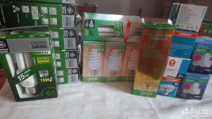 Лампы накаливания, энергосбережения, светодиодные