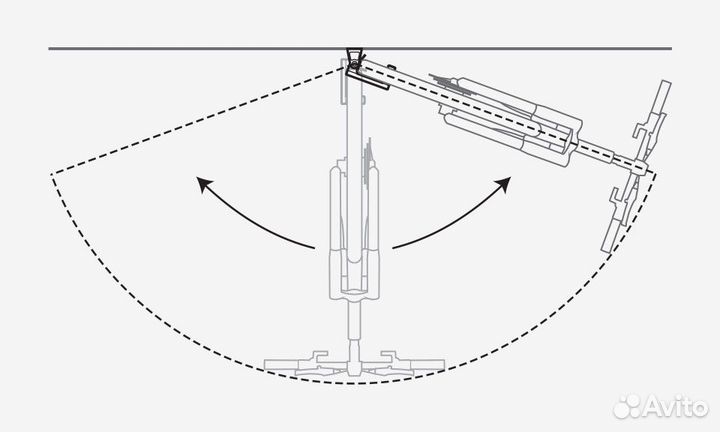 Держатель велосипеда настенный Topeak Swing-UP EX