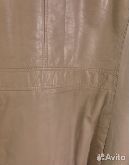 Кожаная дубленка мужская 56 размер