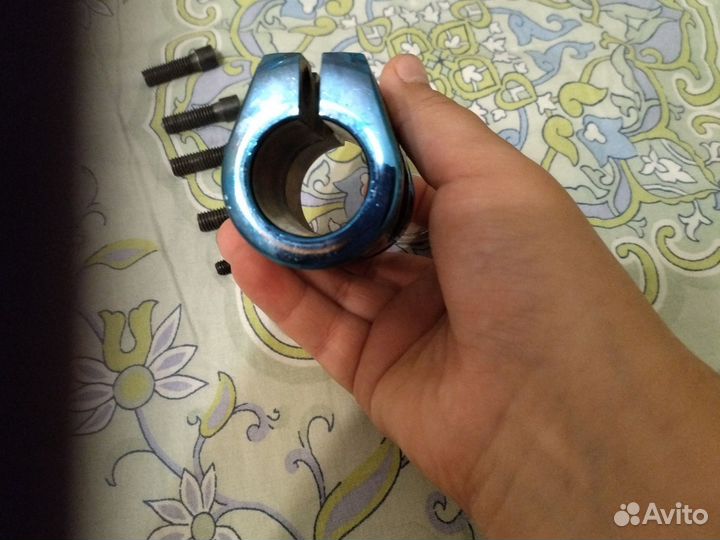 Зажим SKS синий