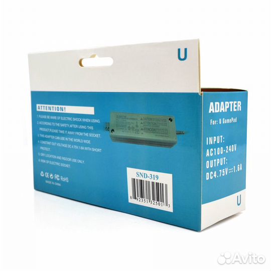 Nintendo WiiU Блок Питания Новый