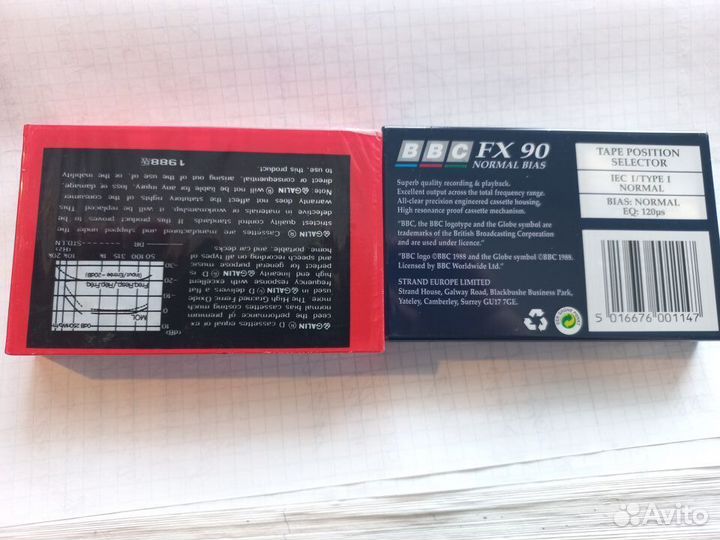 Аудиокассеты Samsung Z90, BBC FX-C90, Galin D90