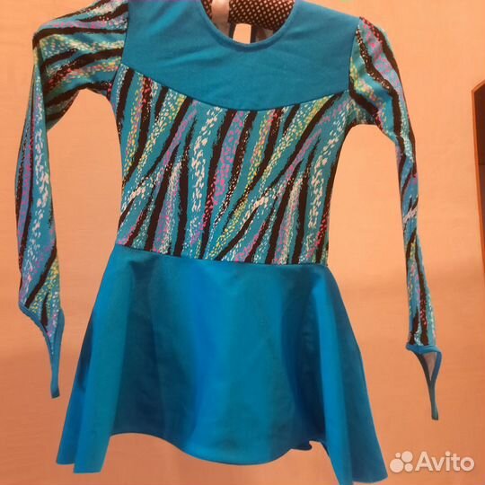 Спортивный купальник для гимнастики раз 122см