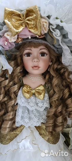 Кукла интерьерная фарфор эксклюзив