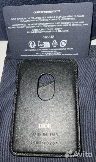 Чехол Dior чёрный