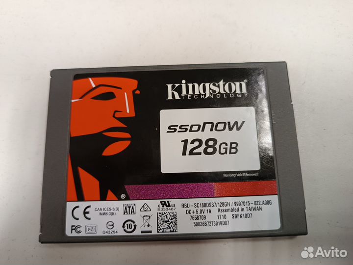 Твердотельный диск 128Gb Kingston RBU-SC180DS37/12